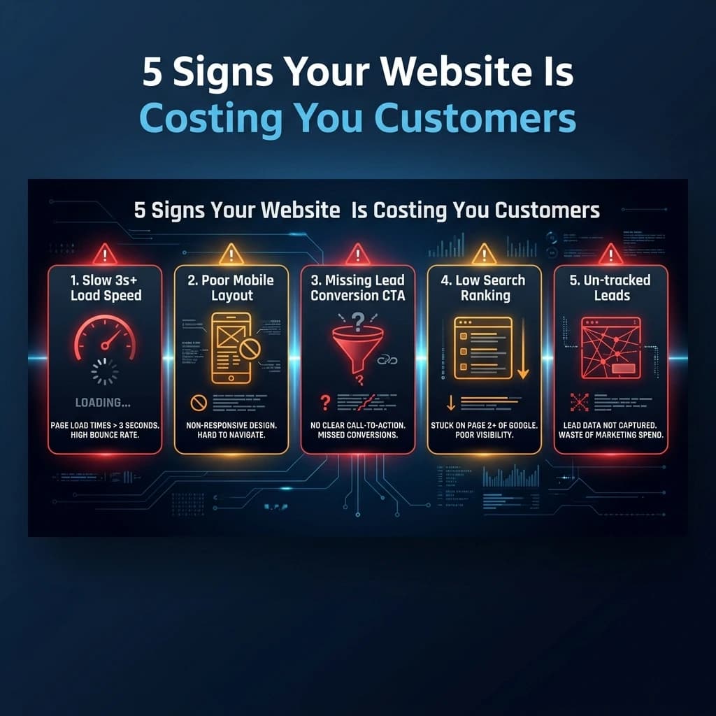 5 Signs Your Website Is Costing You Customers