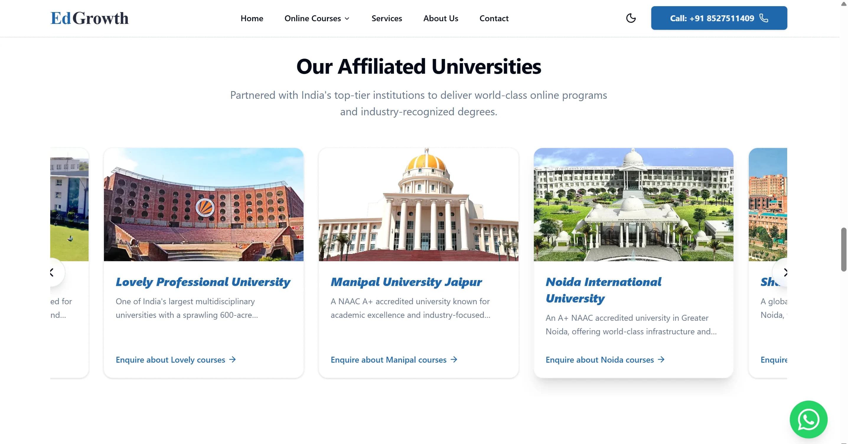 Showcase of the Professional Online Presence project